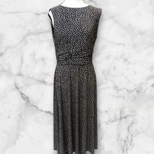 JESSICA HOWARD WOMENS BLACK WHITE DRESSES FALL WINTER OFFICE DRESS SIZE 6 6P